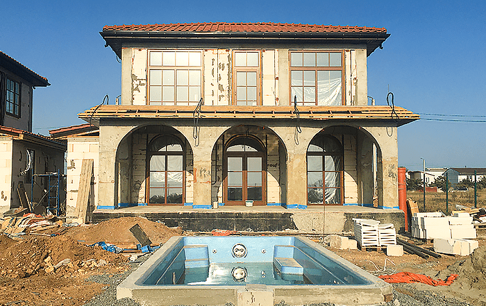Комплектация Теплый контур - цена строительства дома в севастополе