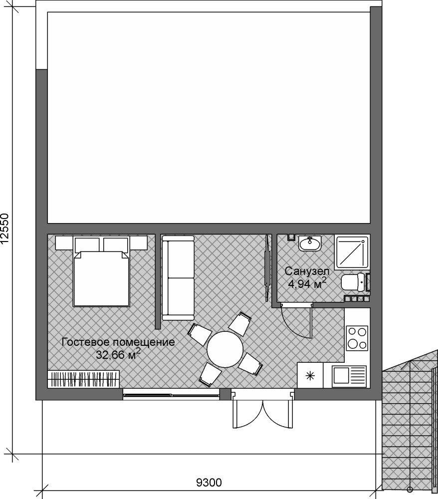 План цокольного этажа