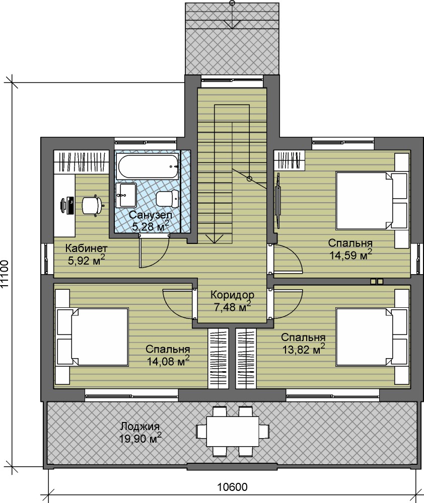 План 2-го этажа